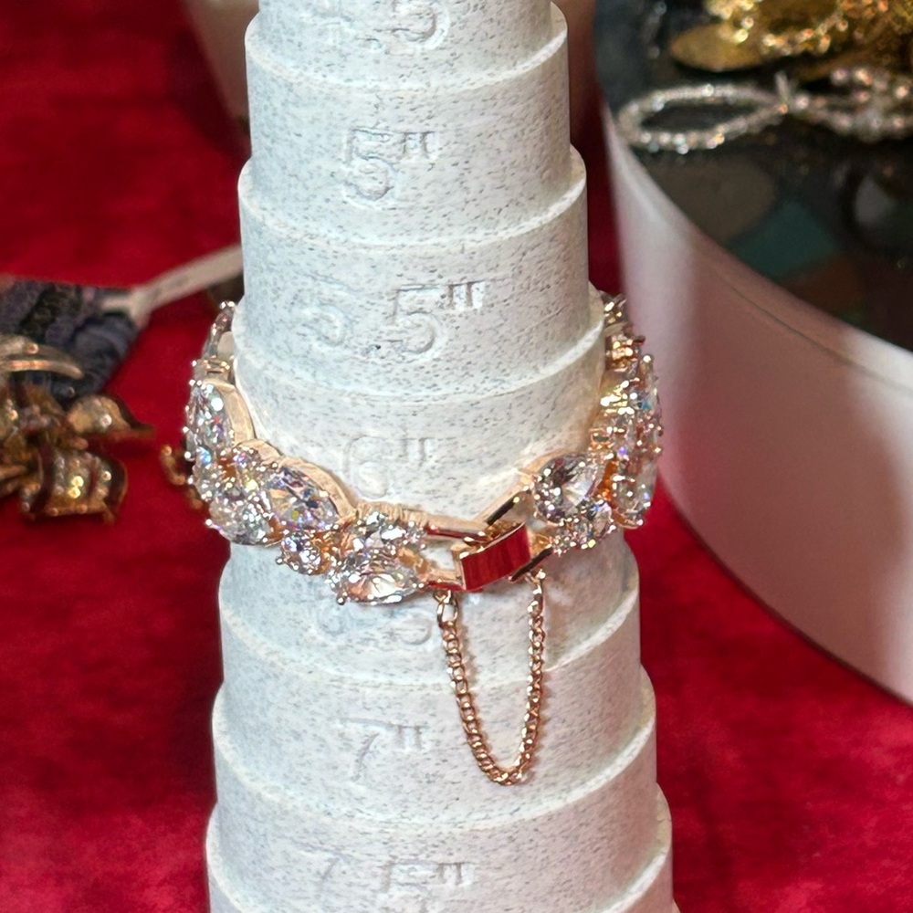 New! Rose Gold Diamond Tennis Bracelet - Picture 10 of 10